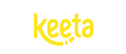 Yellow 'keeta' logo on a white background - Delivery Partner Logo