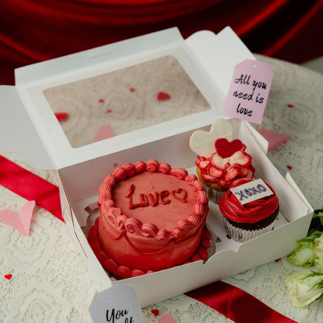 bento cake - whipped cream frosting; - BAEKRI