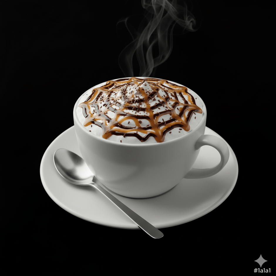 Caramel mocha coffee by Baekri