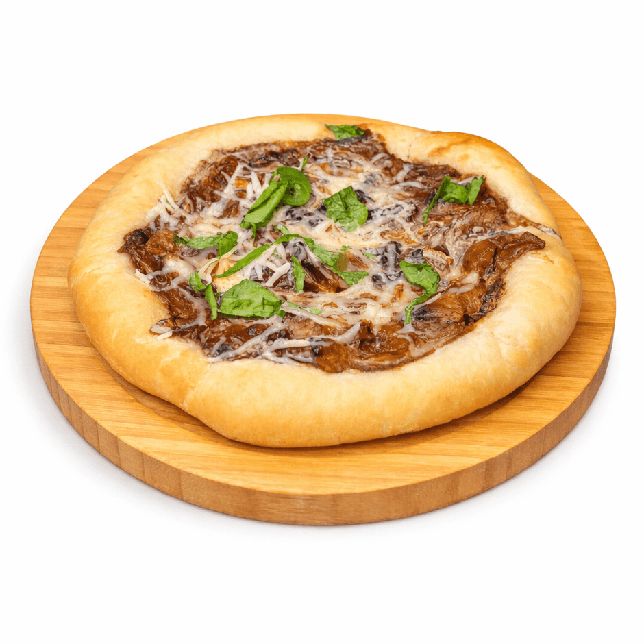 Creamy Mushroom Flatbread - BAEKRI