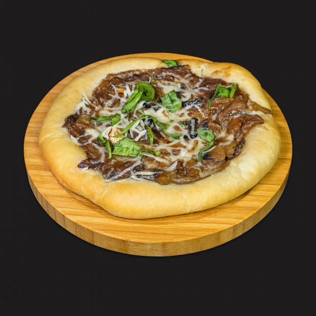 Creamy Mushroom Flat Bread