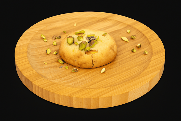 Pistachio cookie with crunchy nuts from BAEKRI