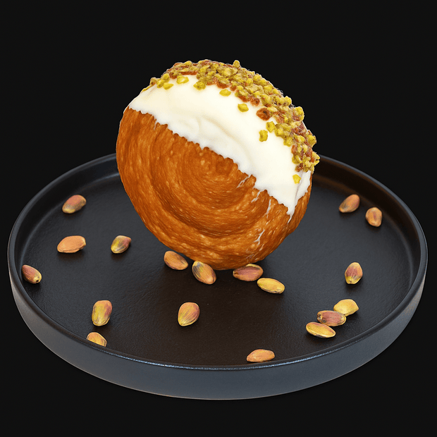 Freshly baked pistachio pinwheel by Baekri