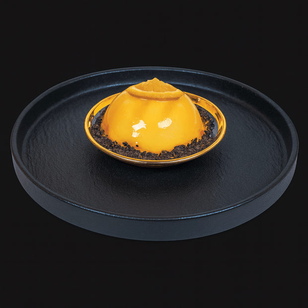 Orange mousse dessert from BAEKRI